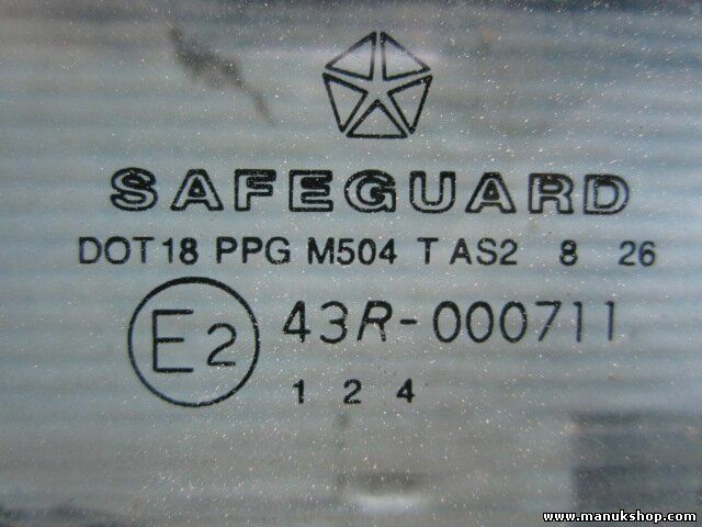 Triángulo Cristal  puerta trasero izquierdo JEEP Grand Cherokee 43R000711 