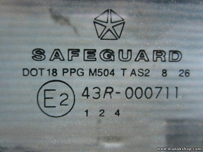 Triángulo Cristal  puerta trasero izquierdo JEEP Grand Cherokee 43R000711 