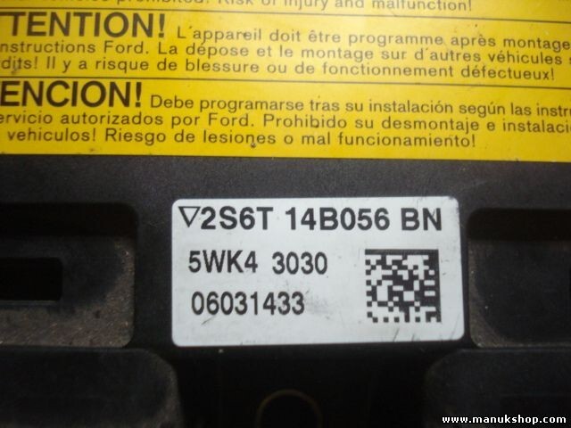 Sensor de impacto de airbag Ford Europa 2S6T14B056BN 2S6T 14B056 BN 5WK43030