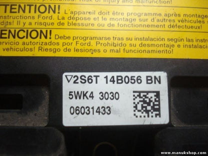 Sensor de impacto de airbag Ford Europa 2S6T14B056BN 2S6T 14B056 BN 5WK43030