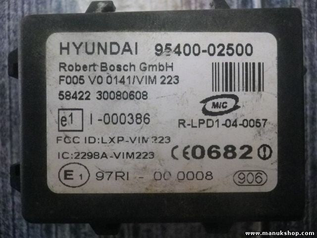 Control de la unidad de alarma inmovilizador módulo Hyundai 9540002500 RLPD1040