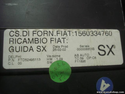 Controllo riscaldamento Alfa Romeo 156 Fiat 1560334760 001560334760 DELPHI