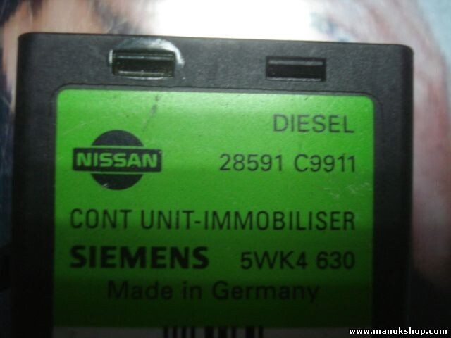 Control de la unidad de alarma inmovilizador módulo Ford 28591C9911 5WK4630