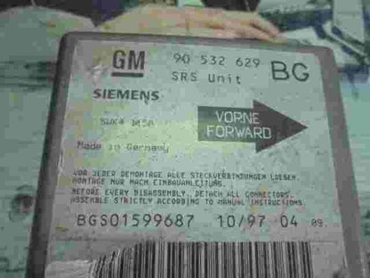Sensore impatto airbag Opel Corsa Tigra A 90532629 BG 90532629BG 5WK4115A