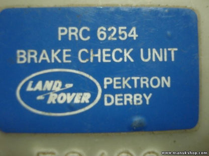 Centralita del motor LAND ROVER BRAKE CHECK UNIT PRC 6254 PRC6254 E2488