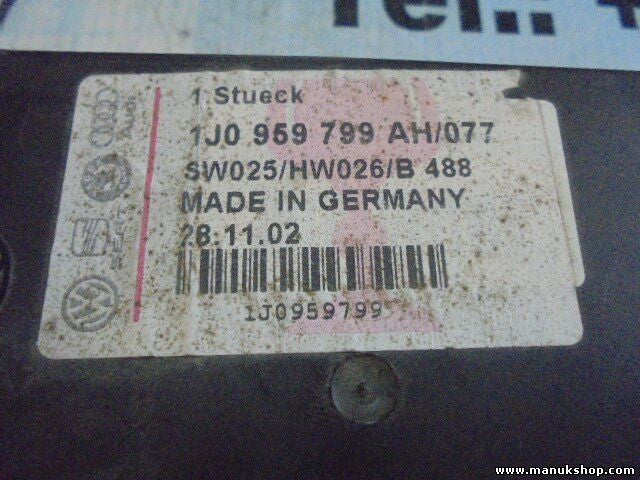 Controlador Confort VW Volkswagen HELLA 1J0959799AH/007 1J0959799AH007