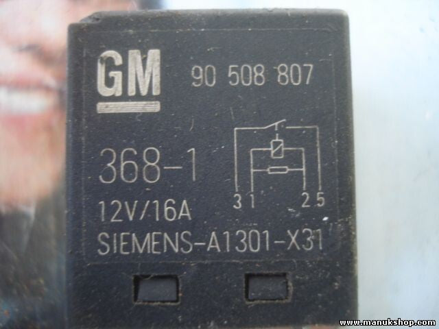 Indicatore relè Opel Vectra Corsa Zafira Astra GM 90508807 SIEMENS-A1301-X31
