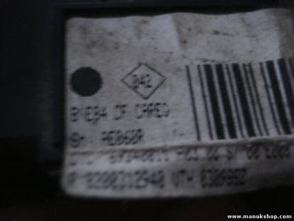 Control de la calefacción Renault Laguna VALEO 8200312940 DTC VTHAE060R 030985Z 