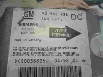 Sensore impatto airbag Opel Omega B 90565938 DC 90565938DC SIEMENS 5WK4186