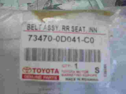 Chiusura cintura di sicurezza posteriore destra Toyota Yaris 734700D041C0