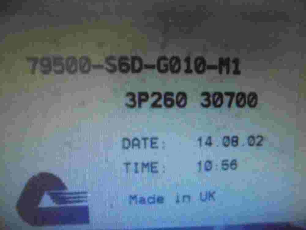 Control de la calefacción Honda Civic Rover 79500S6DG010M1 3P26030700