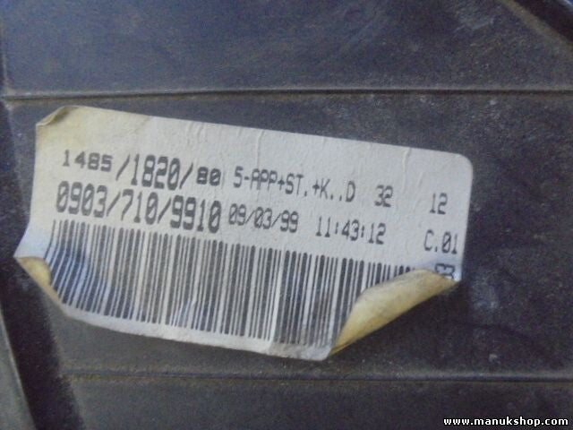 Esferas del cuadro instrumentos Fiat Peugeot  1485182080 09037002031 7FGE2492