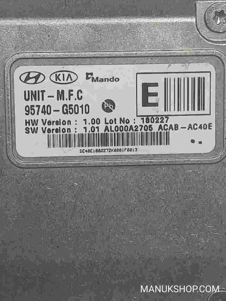 Cámara frontal Kia Niro 95740G5010 95740-G5010 AL000A2705 ACABAC40E ACAB-AC40E