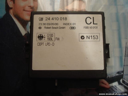 Unidad de control OPEL Vectra B, Omega B, Astra G 24 410 018 F005V00131 24410018
