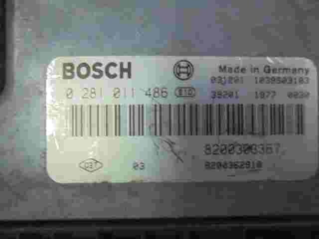 Centralita  Renault Master Opel Movano A 8200303367 8200362918 BOSCH 0281011486