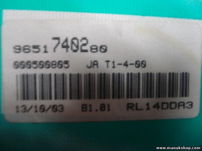 Cuadro de instrumentos Peugeot 206 1.4HDI JAEGER 9651740280 JAT1400