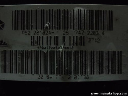 Servofreno Jeep Grand Cherokee 2. 7 CRD 2003 P52128102AH ATE 26.7747-2203.4 2677