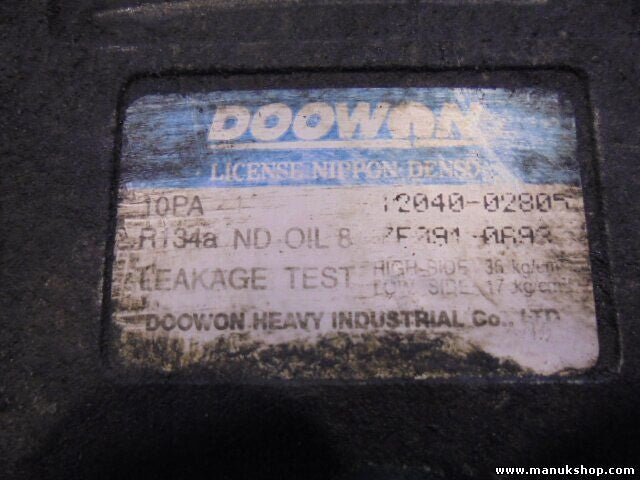 Compressore d'aria Kia Sportage 2.0 KW61 1204002805 12040-02805 R134A S10I4