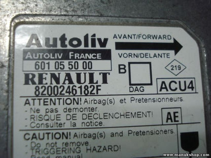 Sensor de impacto de airbag Renault Megane II 2003-2009 601055000 8200246182F