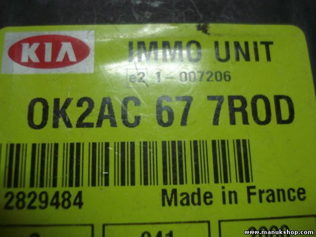 Control de la unidad de alarma inmovilizador módulo Kia Carniva 0K2AC677R0D 