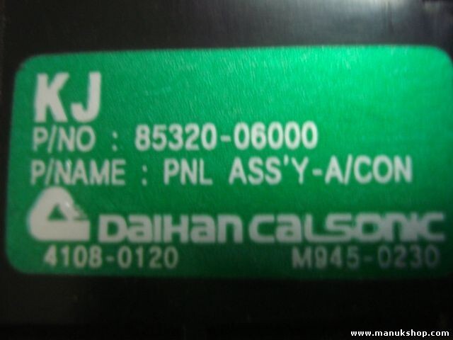 A/C System Ssangyong Korando CALSONIC KJ 8532006000 41080120 4108 0120 M945-0230