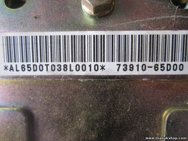 Airbag del pasajero Suzuki 73910-65D00 7391065D00 AL65DOT038L0010