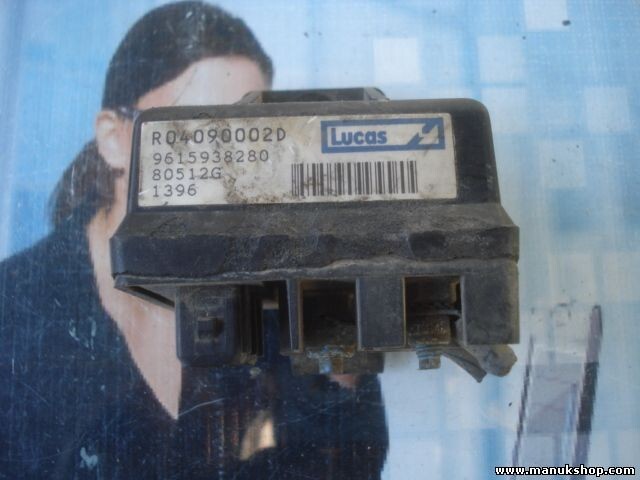 Recocido controlador Glow relé enchufe Citroen LUCAS 96 159 382 80 9615938280