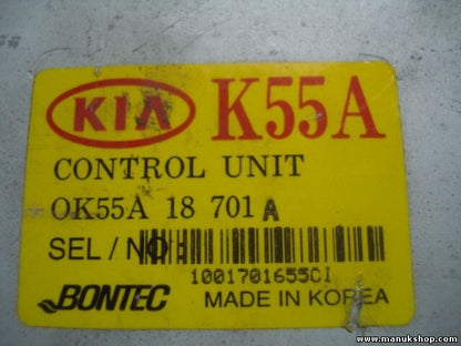 Módulo de control de la carrocería Kia Bontec OK55A18701A OK55A 18 701 A