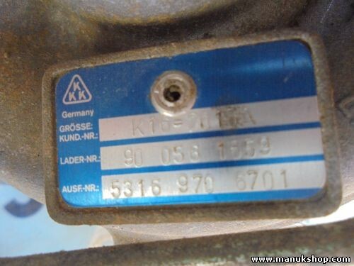 Turbocompresor  Land Rover Range Rover 2.5 TD 53169706701 5316 970 6701 K16