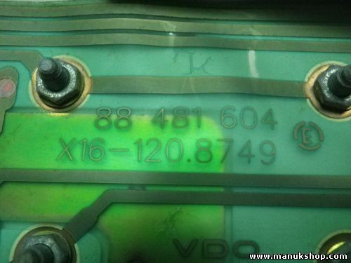 Cuadro de instrumentos Opel 110008545004 91144973 81117707 88481604 X16-120.8749