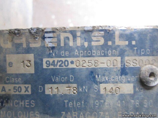 Gancho de Remolque SsangYong Korando (KJ) 94/20 0258-00 SS002 9420025800