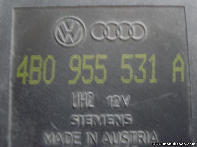 Relé del limpiaparabrisas Audi 4B0955531A 4BO955531A SIEMENS 5WK10430A Nr.377