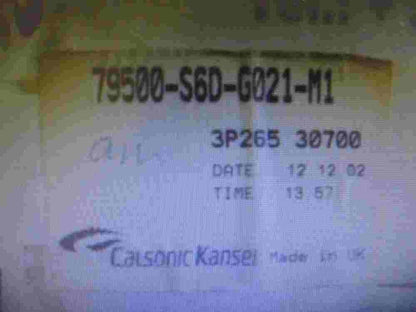 Control de la calefacción Honda Civic Rover 79500S6DG010M1 3P26030700