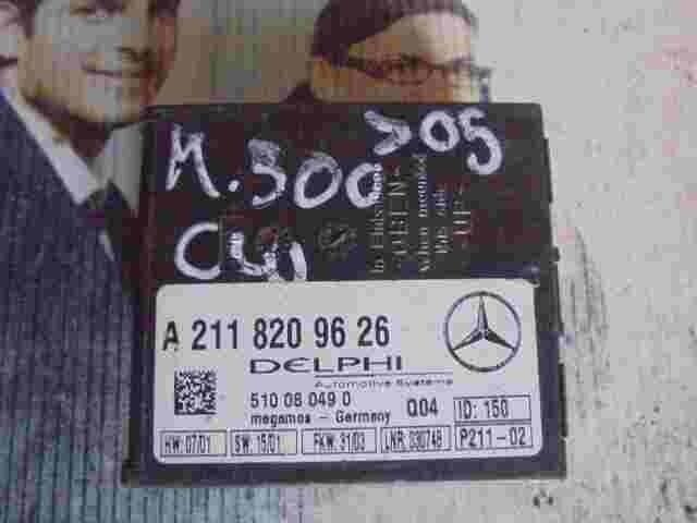 Regolatore di allarme Mercedes W211 A2118209626 Q04 DELPHI 510080490 HW 07/01