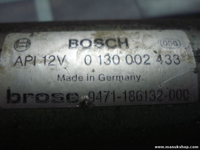 Motor asiento Mercedes-Benz 0130002433 BROSE 9471 186132 000 9471186132000