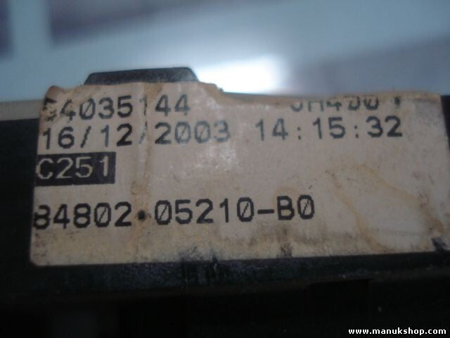 mando botonera elevalunas Toyota Avensis T25 2.2 54356022 54356022A 8480205210B0