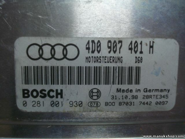 Centralita Audi A8 4D0907401H 4D0 907 401 H BOSCH 0281001930 0 281 001 930