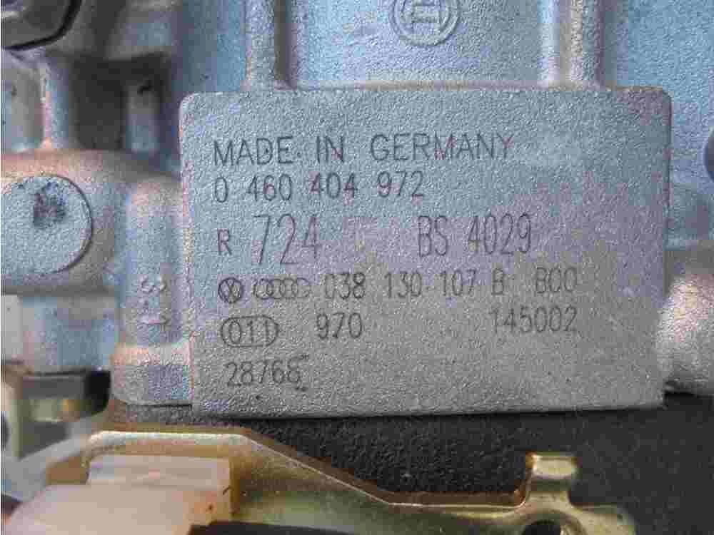 Bomba de inyección VW Polo Seat 1,9 SDI Skoda Fabia 038130107B BOSCH 0460404972