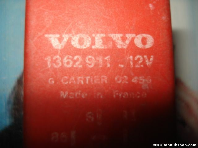 Relé Volvo 1362911 G.CARTIER 02 456 02456