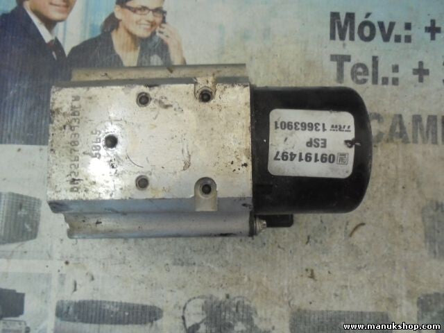 Unidad hidráulica del ABS Opel Vectra C GM 09191497 ESP TRW 13663901 13509201