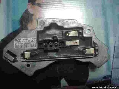 Resistenza al riscaldamento Mercedes A2108211551 BEHR 96186 KR 9140010309803D...