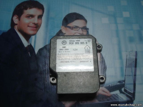 Sensor de impacto de airbag VW Polo Skoda Fabia Passat 3B 6Q0909605B index (03)