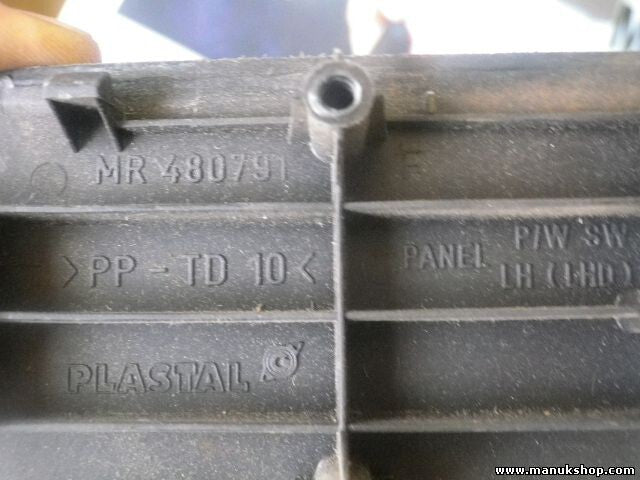 Tapa del interruptor de ventana Mitsubishi Pajero MR480791 MR 480791 PP-TD 10