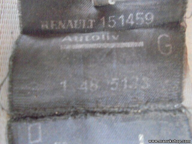 Cinturón de seguridad trasero izquierdo Renault Scénic I JA AUTOLIV 151459
