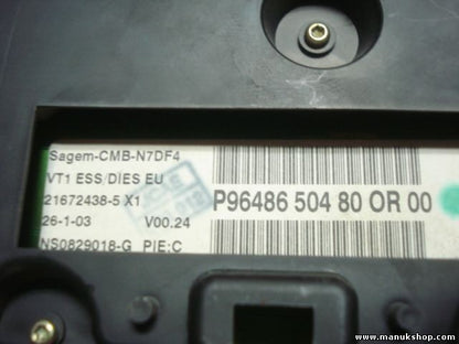 Cuadro de instrumentos Citroen Xsara P9648650480 OR 00 21672438 5 X1 216724385X1