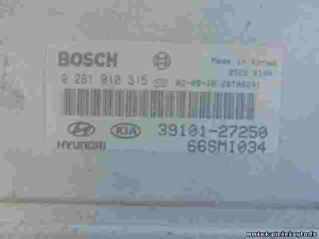 Centralita Hyundai Santa FE 2. 0 CRDI 3910127250 66SMI034 BOSCH 02810315