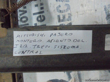 Guía de asiento delantero izquierdo Mitsubishi Montero Pajero