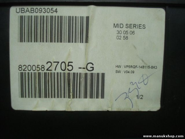 Cuadro de instrumentos Renault Clio III (R) 1.5 dCi 8200582705--G 8200582705G