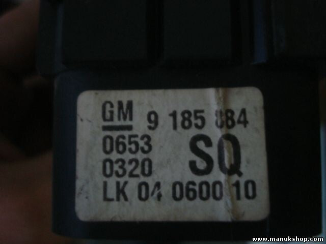 Conmutador de luces  Opel Vectra C 9185884 04060010