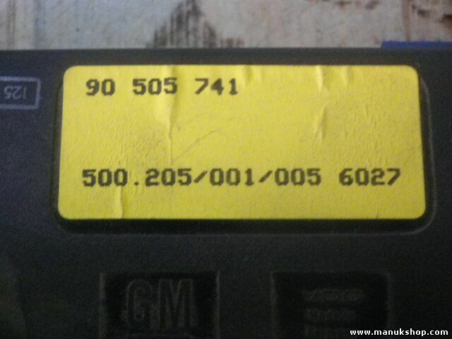 Pantalla del salpicadero Opel Sintra 3,0 V6 1998 90505741 90 505 741